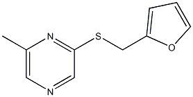 2-FURFURYLTHIO-6-METHYLPYRAZINE Struktur