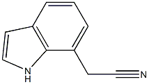 INDOLE-7-ACETONITRILE Structure