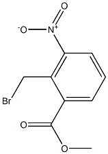 2-溴甲基-3-硝基苯甲酸甲酯,,结构式