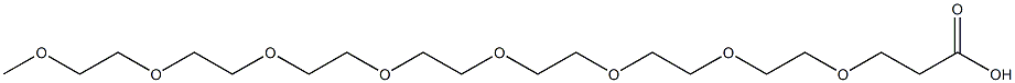 2,5,8,11,14,17,20,23-Octaoxahexacosan-26-oic acid Structure