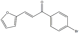 (E)-1-(4-bromophenyl)-3-(furan-2-yl)prop-2-en-1-one Structure