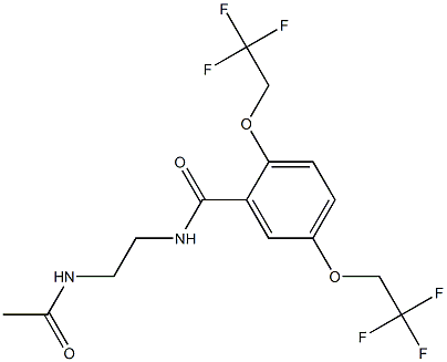 N-[2-[acetylamino]ethyl]-2,5-bis[2,2,2-trifluoroethoxy]benzenecarboyjimide