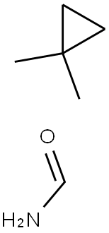 S-(+)-2,2-DIMETHYL CYCLOPROPANE FORMAMIDE 结构式