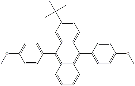 2-TERT-BUTYL-9,10-BIS(4-METHOXYPHENYL)ANTHRACENE Structure