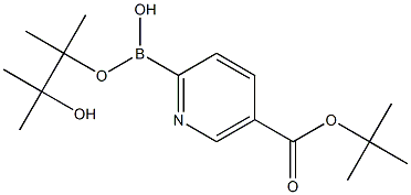 5-(TERT-BUTOXYCARBONYL)PYRIDINE-2-BORONIC ACID PINACOL ESTER Structure