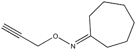 CYCLOHEPTANONE O-PROP-2-YNYL-OXIME Structure