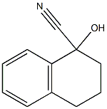 1-Cyano-1-hydroxy-1,2,3,4-tetrahydronaphthalene Struktur