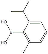 (2-ISOPROPYL-6-METHYLPHENYL)BORONIC ACID,,结构式