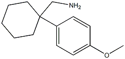 1-[1-(4-METHOXYPHENYL)CYCLOHEXYL]METHANAMINE Struktur