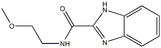 1H-BENZOIMIDAZOLE-2-CARBOXYLIC ACID (2-METHOXY-ETHYL)-AMIDE Struktur