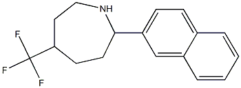 2-(2-NAPHTHYL)-5-(TRIFLUOROMETHYL)AZEPANE Struktur