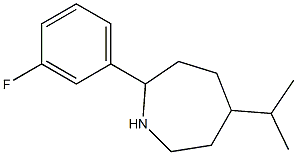 2-(3-FLUOROPHENYL)-5-ISOPROPYLAZEPANE Structure