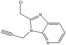 2-(CHLOROMETHYL)-3-PROP-2-YN-1-YL-3H-IMIDAZO[4,5-B]PYRIDINE Structure
