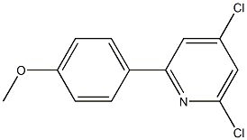 4,6-DICHLORO-2-(4-METHOXYPHENYL)PYRIDINE Structure