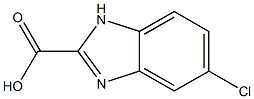 5-CHLORO-1H-BENZOIMIDAZOLE-2-CARBOXYLIC ACID Structure