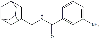 N-(ADAMANTAN-1-YLMETHYL)-2-AMINOISONICOTINAMIDE Structure