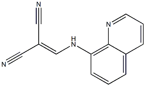 2-[(8-quinolinylamino)methylene]malononitrile|