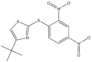  4-(tert-butyl)-2-[(2,4-dinitrophenyl)thio]-1,3-thiazole