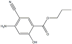 propyl 4-amino-5-cyano-2-hydroxybenzoate
