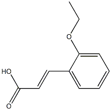 (2E)-3-(2-ethoxyphenyl)acrylic acid Struktur