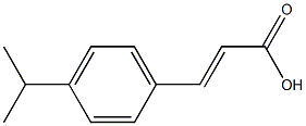 (2E)-3-(4-isopropylphenyl)acrylic acid 结构式