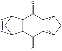 pentacyclo[10.2.1.1~5,8~.0~2,11~.0~4,9~]hexadeca-6,13-diene-3,10-dione Struktur