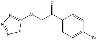 1-(4-bromophenyl)-2-(1,2,3,4-thiatriazol-5-ylthio)ethan-1-one
