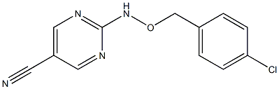 2-{[(4-chlorobenzyl)oxy]amino}-5-pyrimidinecarbonitrile