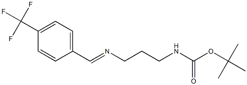 tert-butyl N-(3-{[4-(trifluoromethyl)benzylidene]amino}propyl)carbamate