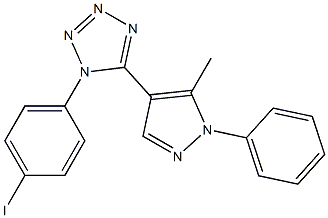 1-(4-iodophenyl)-5-(5-methyl-1-phenyl-1H-pyrazol-4-yl)-1H-1,2,3,4-tetraazole