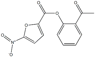 2-acetylphenyl 5-nitro-2-furoate Structure