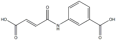 3-{[(E)-3-carboxy-2-propenoyl]amino}benzenecarboxylic acid Struktur