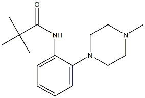 2,2-dimethyl-N-[2-(4-methylpiperazino)phenyl]propanamide Structure