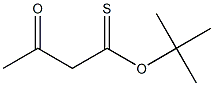 tert-butyl 3-oxobutanethioate Struktur