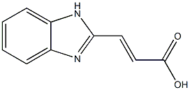 3-(1H-benzo[d]imidazol-2-yl)acrylic acid Struktur