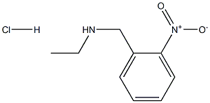 N-(2-NITROBENZYL)ETHANAMINE HYDROCHLORIDE, , 结构式