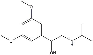 1-(3,5-dimethoxyphenyl)-2-(isopropylamino)-1-ethanol Structure