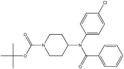 tert-butyl 4-(benzoyl-4-chloroanilino)tetrahydro-1(2H)-pyridinecarboxylate|