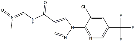1-[3-chloro-5-(trifluoromethyl)-2-pyridinyl]-N-{[methyl(oxo)-lambda~5~-azanylidene]methyl}-1H-pyrazole-4-carboxamide