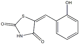 5-[(E)-(2-hydroxyphenyl)methylidene]-1,3-thiazolane-2,4-dione|