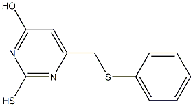 6-[(phenylsulfanyl)methyl]-2-sulfanyl-4-pyrimidinol