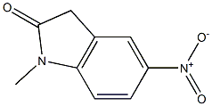 1-methyl-5-nitro-1,3-dihydro-2H-indol-2-one Structure