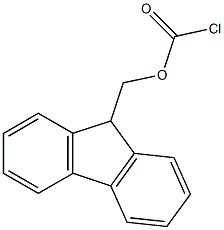 9H-fluoren-9-ylmethyl chloridocarbonate Struktur