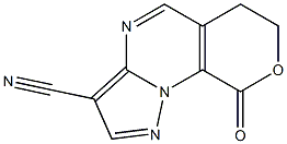 9-oxo-6,9-dihydro-7H-pyrano[4,3-e]pyrazolo[1,5-a]pyrimidine-3-carbonitrile