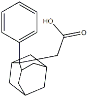 2-(2-phenyl-2-adamantyl)acetic acid Structure