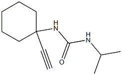 N-(1-ethynylcyclohexyl)-N'-isopropylurea,,结构式