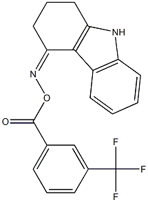 4-({[3-(trifluoromethyl)benzoyl]oxy}imino)-2,3,4,9-tetrahydro-1H-carbazole Structure
