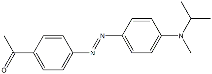 1-[4-(2-{4-[isopropyl(methyl)amino]phenyl}diaz-1-enyl)phenyl]ethan-1-one|