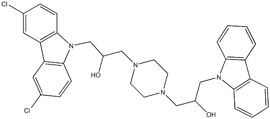 1-(9H-9-carbazolyl)-3-{4-[3-(3,6-dichloro-9H-9-carbazolyl)-2-hydroxypropyl]piperazino}-2-propanol