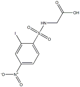 2-{[(2-iodo-4-nitrophenyl)sulfonyl]amino}acetic acid